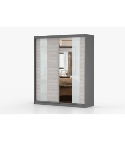 Armoire Lyra 183 cm avec miroir