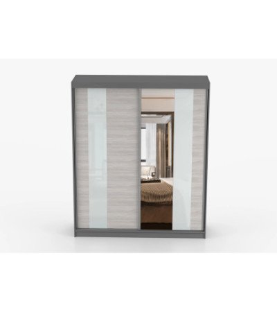 Armoire Lyra 183 cm avec miroir