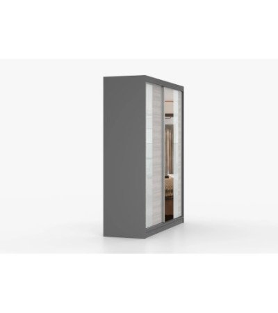 Armoire Lyra 183 cm avec miroir