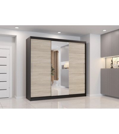 Armoire Olympe 233 cm avec miroir