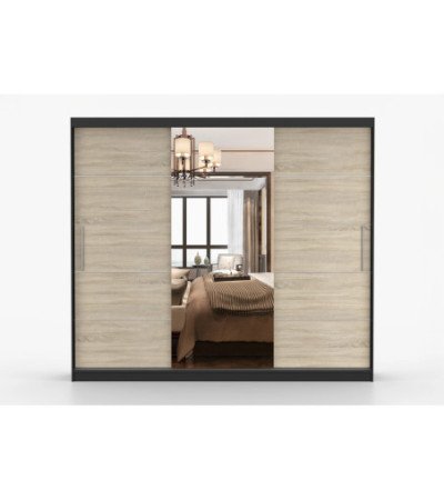 Armoire Olympe 233 cm avec miroir