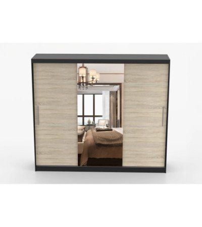 Armoire Olympe 233 cm avec miroir