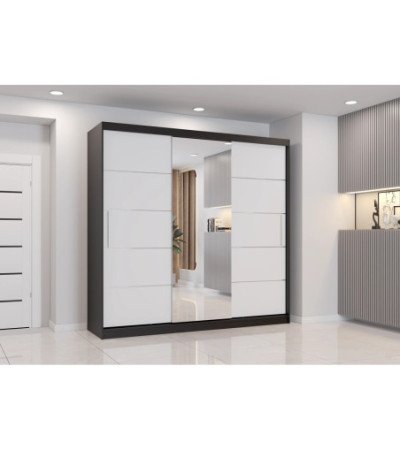 Armoire Olympe 233 cm avec miroir