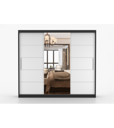 Armoire Olympe 233 cm avec miroir