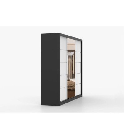 Armoire Olympe 233 cm avec miroir
