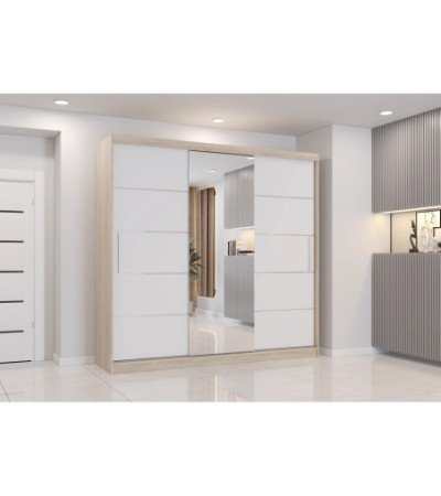 Armoire Olympe 233 cm avec miroir