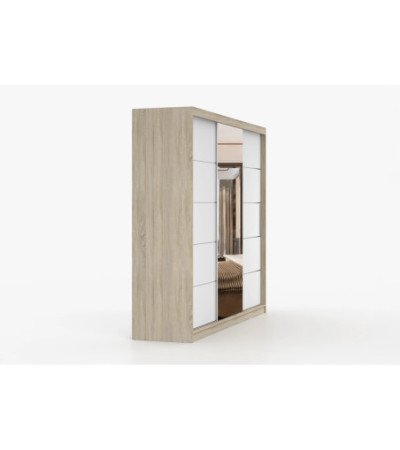 Armoire Olympe 233 cm avec miroir
