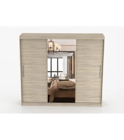 Armoire Olympe 233 cm avec miroir