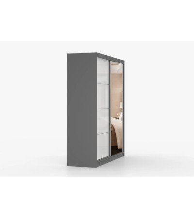 Armoire Naélie 183 cm avec miroir
