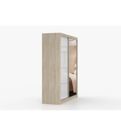Armoire Naélie 183 cm avec miroir