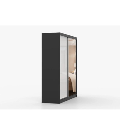 Armoire Nyméria 183 cm avec miroir