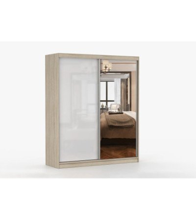 Armoire Nyméria 183 cm avec miroir
