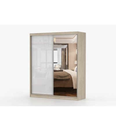 Armoire Nyméria 183 cm avec miroir