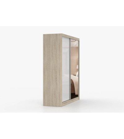 Armoire Nyméria 183 cm avec miroir