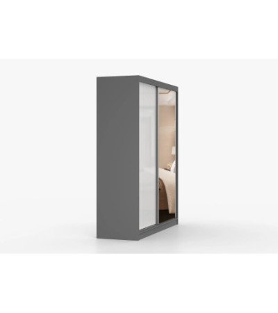 Armoire Nyméria 183 cm avec miroir