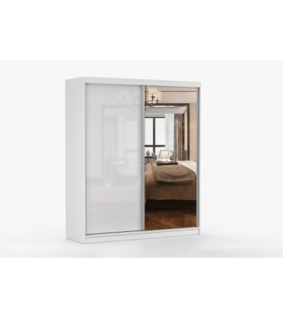 Armoire Nyméria 183 cm avec miroir