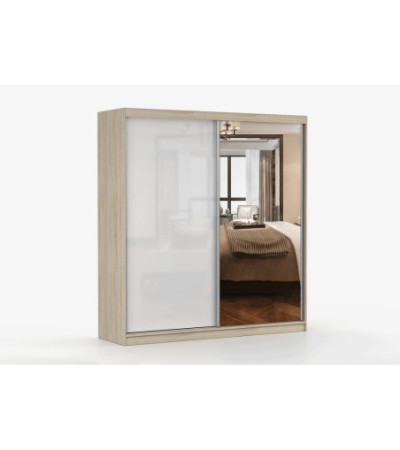 Armoire Orphée 203 cm avec miroir