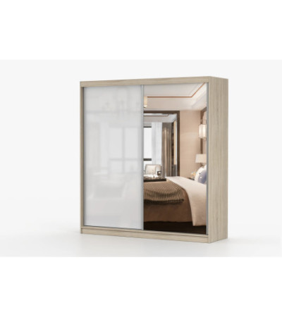Armoire Orphée 203 cm avec miroir