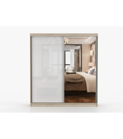 Armoire Orphée 203 cm avec miroir