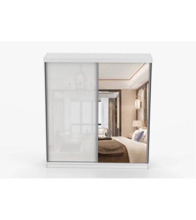 Armoire Orphée 203 cm avec miroir