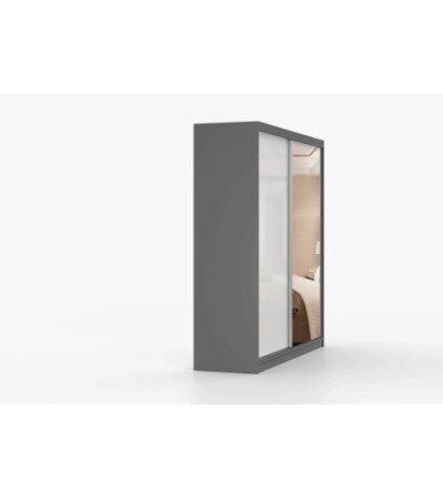 Armoire Orphée 203 cm avec miroir
