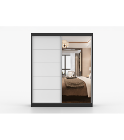Armoire Ysalis 183 cm avec miroir