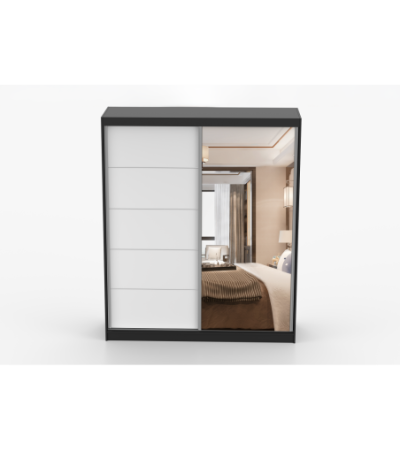 Armoire Ysalis 183 cm avec miroir