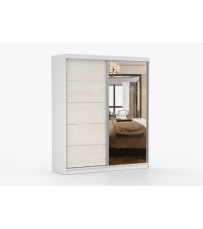 Armoire Ysalis 183 cm avec miroir