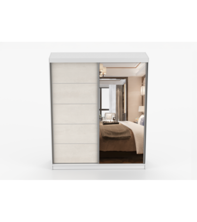 Armoire Ysalis 183 cm avec miroir