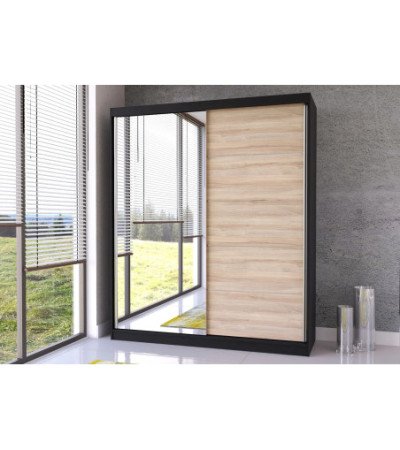 Armoire Ysalis 183 cm avec miroir