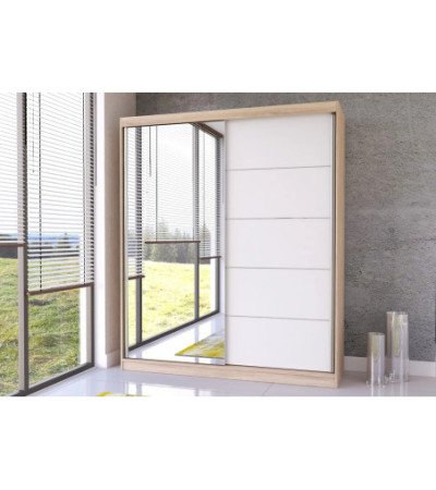 Armoire Ysalis 183 cm avec miroir