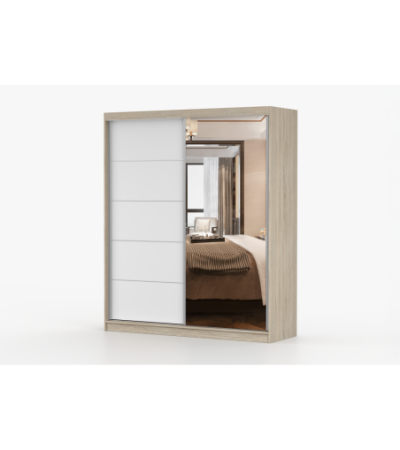 Armoire Ysalis 183 cm avec miroir