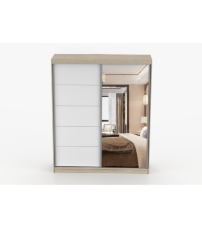 Armoire Ysalis 183 cm avec miroir