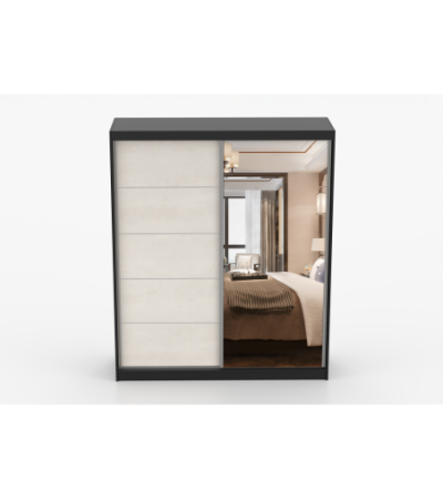 Armoire Ysalis 183 cm avec miroir