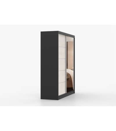 Armoire Ysalis 183 cm avec miroir