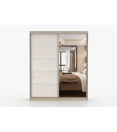 Armoire Ysalis 183 cm avec miroir