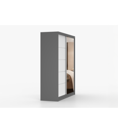 Armoire Ysalis 183 cm avec miroir