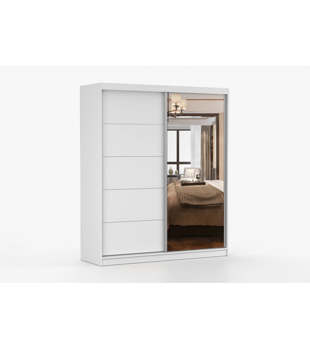 Armoire Ysalis 183 cm avec miroir