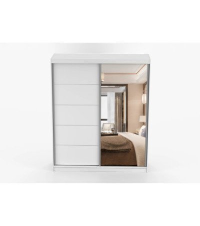 Armoire Ysalis 183 cm avec miroir