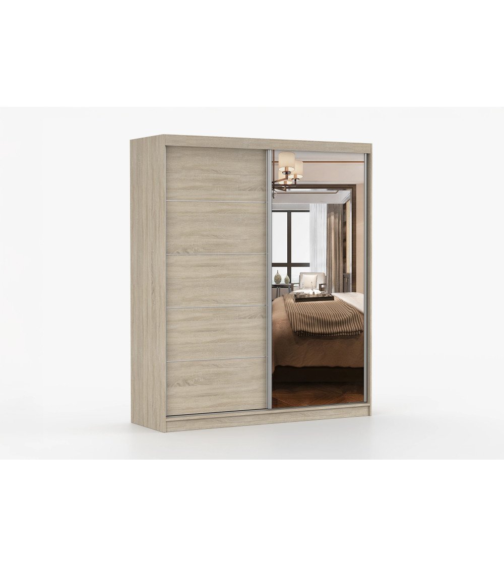 Armoire Ysalis 183 cm avec miroir