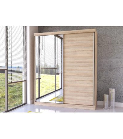 Armoire Ysalis 183 cm avec miroir