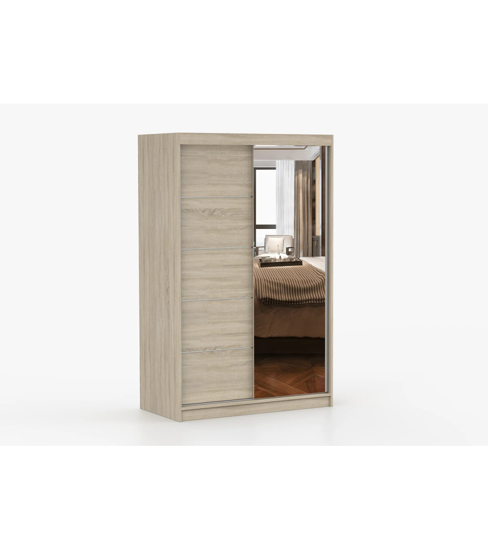 Armoire Syra 120 cm avec miroir