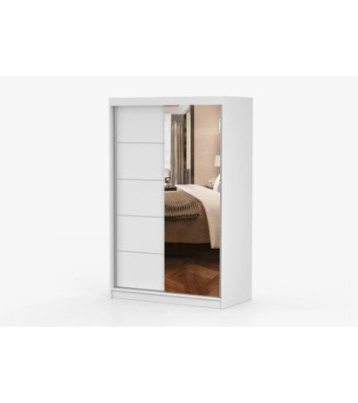 Armoire Syra 120 cm avec miroir