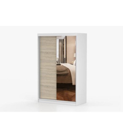 Armoire Syra 120 cm avec miroir