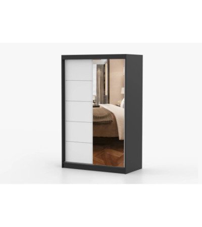 Armoire Syra 120 cm avec miroir