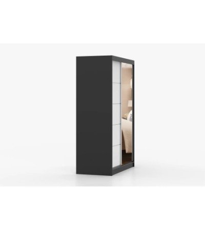 Armoire Syra 120 cm avec miroir