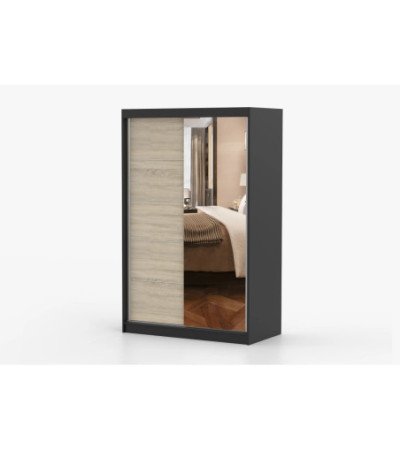 Armoire Syra 120 cm avec miroir