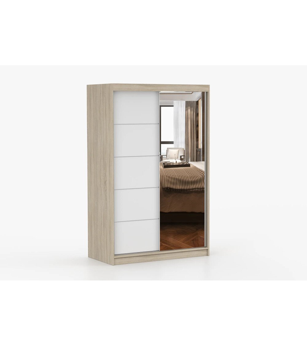 Armoire Syra 120 cm avec miroir