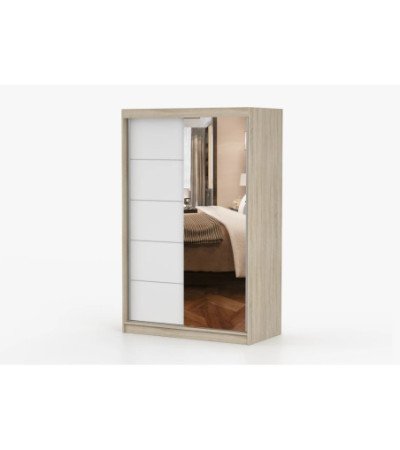 Armoire Syra 120 cm avec miroir