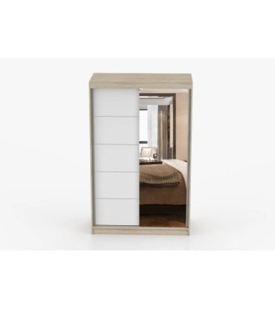 Armoire Syra 120 cm avec miroir